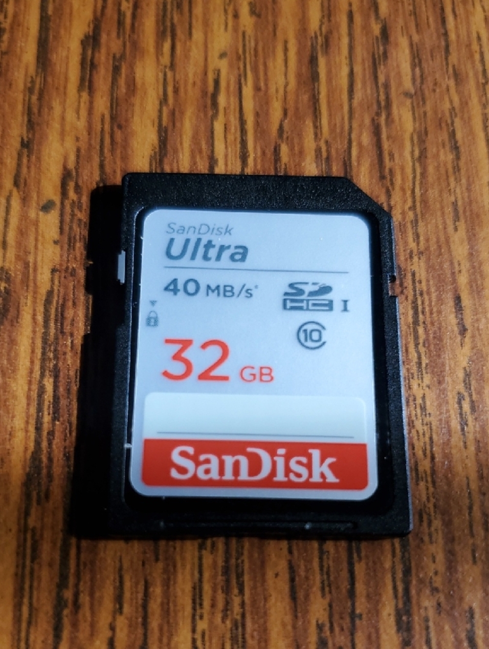 SanDisk Ultra 32GB HIgh Speed Class 10 SD Card